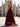 Sweetheart Pleated Bodice Layered Ruffle Hem Long Prom Dress With Slit - Burgundy