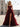 Sweetheart Pleated Bodice Layered Ruffle Hem Long Prom Dress With Slit - Burgundy