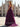 Sweetheart Pleated Bodice Layered Ruffle Hem Long Prom Dress With Slit - Grape