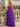 Sweetheart Tiered Lace Up Long Ball Gown Prom Dress With Split in Purple