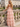 Sweetheart Tiered Lace Up Long Ball Gown Prom Dress With Split in Blush Pink