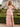 Sweetheart Tiered Lace Up Long Ball Gown Prom Dress With Split in Blush Pink