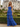 Sweetheart Tiered Lace Up Long Ball Gown Prom Dress With Split in Royal Blue