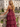 Sweetheart Tiered Lace Up Long Ball Gown Prom Dress With Split in Burgundy