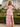 Sweetheart Tiered Lace Up Long Ball Gown Prom Dress With Split in Pink