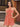 Cut Waist 3D Rose Halter Ruffle Mini Prom Dress - Coral