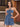 Cut Waist 3D Rose Halter Ruffle Mini Prom Dress - Dusty Blue