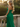 Strapless Hand Made Flower Long Mermaid Prom Dress With Waist Drop in Dark Green