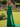 Strapless Hand Made Flower Long Mermaid Prom Dress With Waist Drop in Dark Green