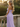 Strapless Hand Made Flower Long Mermaid Prom Dress With Waist Drop in Lavender