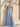 Cut Front Leaf Lace Boned Long Mermaid Prom Dress With Layered in Sky Blue