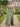 Off Shoulder Ruched Bust Long Mermaid Prom Dress With Drop Train in Sage Green