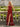 Crystal Lace Embroidery Chiffon Mermaid Prom Dress With Slit - Red
