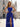 Ruched Bust Fitted Waist Pleated Mermaid Long Prom Dress With Slit - Royal Blue