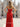 Ruched Bust Fitted Waist Pleated Mermaid Long Prom Dress With Slit - Red