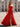 Ruched Bust Fitted Waist Pleated Mermaid Long Prom Dress With Slit - Red