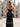 Ruched Bust Fitted Waist Pleated Mermaid Long Prom Dress With Slit - Black