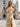 Bow Front Pleated Layered Ruffle Hem Long Prom Dress With Slit - Champagne