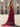 Ruffle Hem Pleated Lace Up Long Mermaid Prom Dress With Slit - Desert Rose