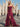 Ruffle Hem Pleated Lace Up Long Mermaid Prom Dress With Slit - Desert Rose