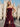 Ruffle Hem Pleated Lace Up Long Mermaid Prom Dress With Slit - Burgundy