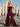 Ruffle Hem Pleated Lace Up Long Mermaid Prom Dress With Slit - Burgundy