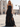 Ruffle Hem Pleated Lace Up Long Mermaid Prom Dress With Slit - Black