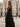 Ruffle Hem Pleated Lace Up Long Mermaid Prom Dress With Slit - Black