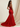 Zipped Back Strapless Chiffon Tulle Hem Long Mermaid Prom Dress in Red