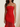 Zipped Back Strapless Chiffon Tulle Hem Long Mermaid Prom Dress in Red