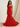 Zipped Back Strapless Chiffon Tulle Hem Long Mermaid Prom Dress in Red