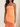 Zipped Back Strapless Chiffon Tulle Hem Long Mermaid Prom Dress in Orange
