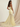 Zipped Back Strapless Chiffon Tulle Hem Long Mermaid Prom Dress in Yellow