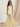 Zipped Back Strapless Chiffon Tulle Hem Long Mermaid Prom Dress in Yellow