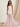 Zipped Back Strapless Chiffon Tulle Hem Long Mermaid Prom Dress in Pink