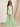 Zipped Back Strapless Chiffon Tulle Hem Long Mermaid Prom Dress in Mint Green