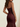 Zipped Back Strapless Chiffon Tulle Hem Long Mermaid Prom Dress in Burgundy