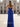 Halter Pleated Mermaid Lace Up Long Prom Dress With Twist - Royal Blue