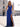 Halter Pleated Mermaid Lace Up Long Prom Dress With Twist - Royal Blue