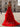 3D Flowers Pleated Long Layered Ruffle Hem Long Mermaid Prom Dress With Slit - Red
