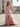3D Flowers Pleated Long Layered Ruffle Hem Long Mermaid Prom Dress With Slit - Blush Pink