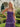 Sweetheart Neck Chiffon Long Mermaid Prom Dress With Ruffle Hem - Purple