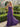 Sweetheart Neck Chiffon Long Mermaid Prom Dress With Ruffle Hem - Purple