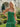 Sweetheart Neck Chiffon Long Mermaid Prom Dress With Ruffle Hem - Emerald Green