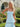 Sweetheart Neck Chiffon Long Mermaid Prom Dress With Ruffle Hem - Sky Blue