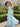 Sweetheart Neck Chiffon Long Mermaid Prom Dress With Ruffle Hem - Sky Blue