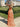 Sweetheart Neck Chiffon Long Mermaid Prom Dress With Ruffle Hem - Orange