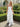 Sweetheart Neck Chiffon Long Mermaid Prom Dress With Ruffle Hem - White