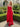 Sweetheart Neck Chiffon Long Mermaid Prom Dress With Ruffle Hem - Red