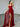 Sheer Bodice Chiffon Drop Waist Strapless Mermaid Prom Dress - Red